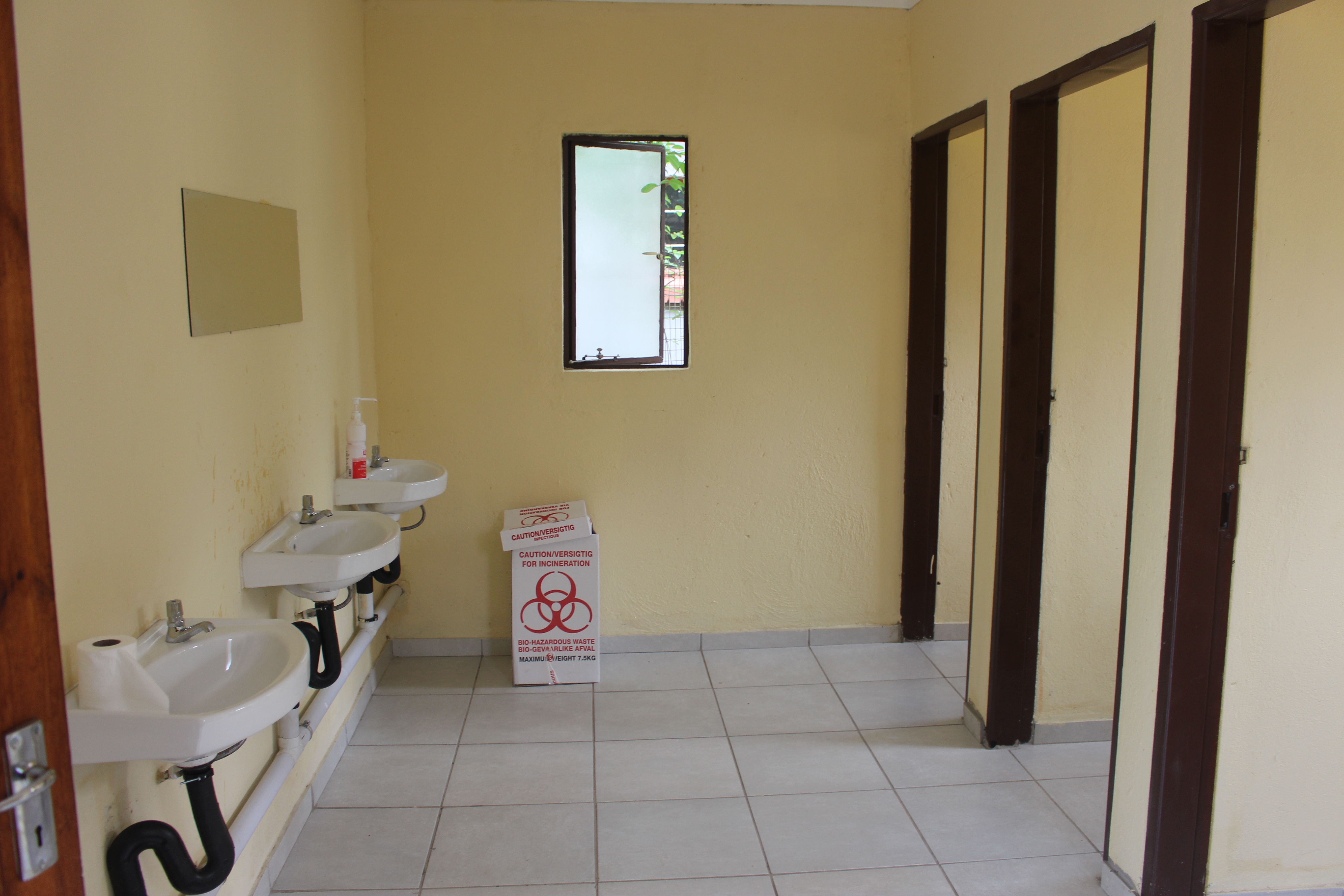 KOBWA Handover Two Blocks of Toilet and a Septic Tank to Schoemansdal Clinic